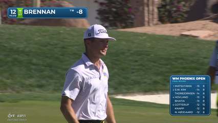 Michael Brennan | Round 4 | 12th hole | Shot 4 | 2026 WM Phoenix Open