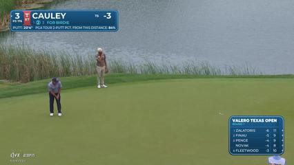 Bud Cauley | Round 1 | 3rd hole | Shot 3 | 2026 Valero