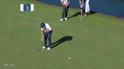 Si Woo Kim | Round 4 | 13th hole | Shot 7 | 2025 The American Express