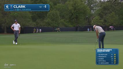 Wyndham Clark | Round 2 | 6th hole | Shot 4 | 2025 Houston Open