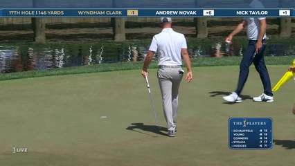 Wyndham Clark | Round 2 | 17th hole | Shot 2 | 2026 THE PLAYERS