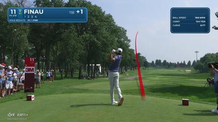 Tony Finau | Round 2 | 11th hole | Shot 1 | 2025 3M Open