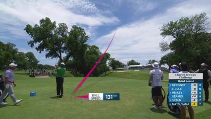 Hideki Matsuyama | Round 3 | 8th hole | Shot 1 | 2026 Charles Schwab