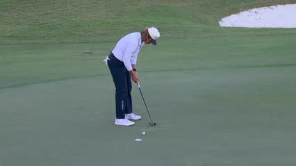 Garrick Higgo | Round 3 | 18th hole | Shot 4 | 2025 Sanderson Farms