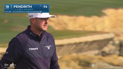 Taylor Pendrith | Round 4 | 18th hole | Shot 4 | 2025 AT&T Pebble Beach