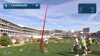 Will Chandler | Round 3 | 16th hole | Shot 1 | 2025 WM Phoenix Open