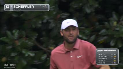 Scottie Scheffler | Round 1 | 13th hole | Shot 1 | 2025 TOUR Championship