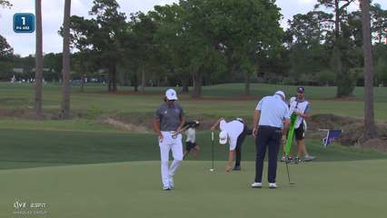 Rickie Fowler | Round 1 | 1st hole | Shot 4 | -1 Houston Open