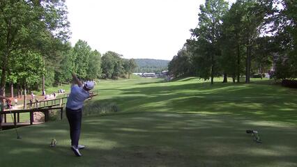 Steven Alker | Round 3 | 18th hole | Shot 1 | 2025 Tradition