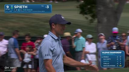 Jordan Spieth | Round 4 | 9th hole | Shot 4 | 2025 Valspar