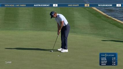 Jake Knapp | Round 1 | 18th hole | Shot 4 | 2025 THE PLAYERS