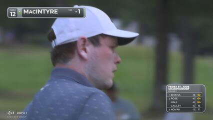 Robert MacIntyre | Round 1 | 12th hole | Shot 3 | 2025 FedEx St. Jude