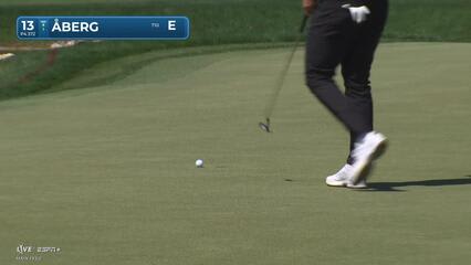 Ludvig Åberg | Round 1 | 13th hole | Shot 4 | 2025 Arnold Palmer