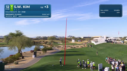 Si Woo Kim | Round 2 | 12th hole | Shot 1 | 2026 WM Phoenix Open