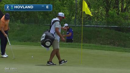 Viktor Hovland | Round 1 | 2nd hole | Shot 3 | 2025 Truist Championship