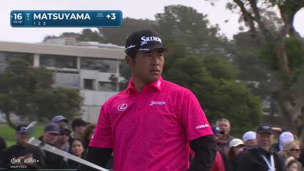 Hideki Matsuyama | Round 2 | 16th hole | Shot 3 | 2025 Genesis
