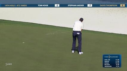 Davis Thompson | Round 2 | 14th hole | Shot 4 | 2025 THE PLAYERS