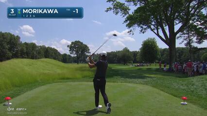 Collin Morikawa | Round 1 | 3rd hole | Shot 1 | 2025 Travelers