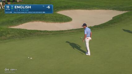 Harris English | Round 3 | 11th hole | Shot 4 | 2025 Farmers