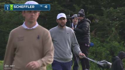 Scottie Scheffler | Round 3 | 1st hole | Shot 4 | 2026 AT&T Pebble Beach