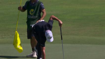 Matteo Manassero | Round 2 | 4th hole | Shot 3 | 2025 Sanderson Farms