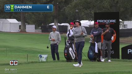 Joel Dahmen | Round 1 | 10th hole | Shot 1 | 2025 Procore