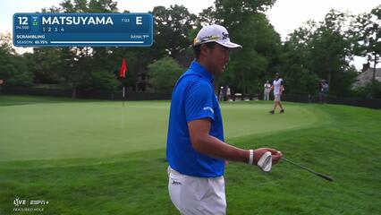 Hideki Matsuyama | Round 1 | 12th hole | Shot 3 | 2025 Rocket Classic