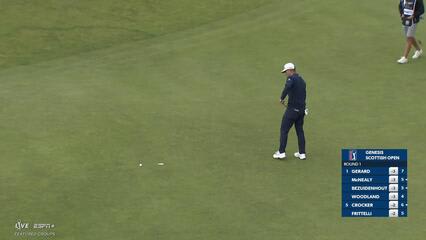 Collin Morikawa | Round 1 | 10th hole | Shot 6 | 2025 Genesis Scottish Open