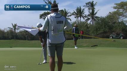 Rafael Campos | Round 4 | 16th hole | Shot 4 | 2025 Mexico Open