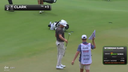 Wyndham Clark | Round 1 | 2nd hole | Shot 4 | 2026 TOUR Championship