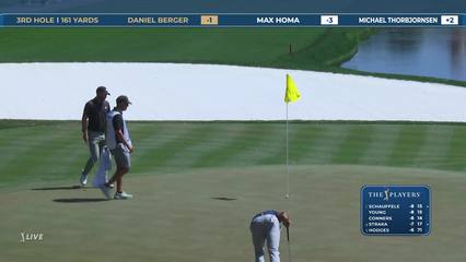 Daniel Berger | Round 2 | 3rd hole | Shot 3 | 2026 THE PLAYERS