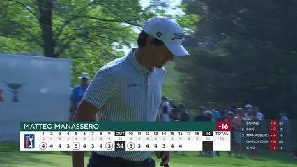 Matteo Manassero | Round 4 | 16th hole | Shot 4 | 2025 RBC Canadian