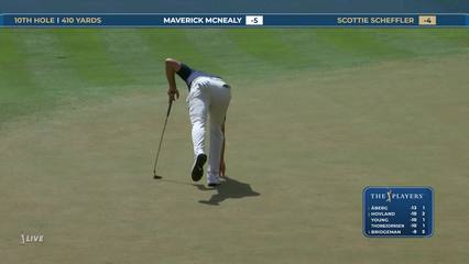 Scottie Scheffler | Round 4 | 10th hole | Shot 4 | 2026 THE PLAYERS