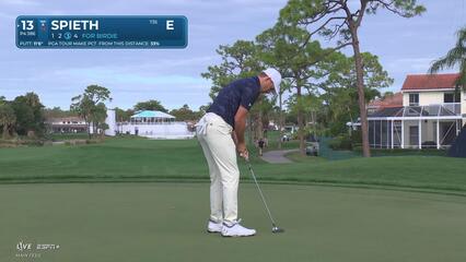 Jordan Spieth | Round 1 | 13th hole | Shot 3 | 2025 Cognizant Classic
