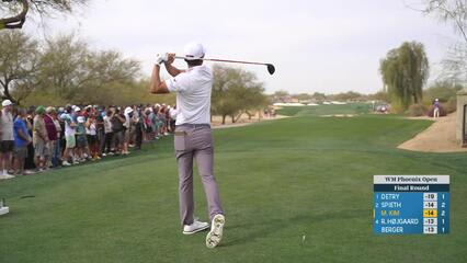 Michael Kim | Round 4 | 3rd hole | Shot 1 | 2025 WM Phoenix Open
