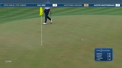 Matthieu Pavon | Round 1 | 13th hole | Shot 3 | 2026 THE PLAYERS