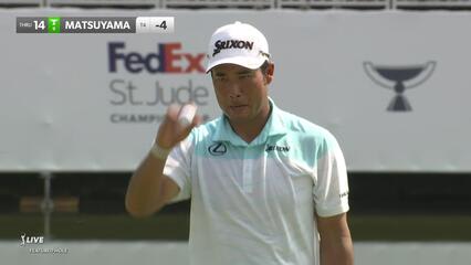 Hideki Matsuyama | 2024 FedEx St. Jude | Round 1 | 14th hole | Shot 2