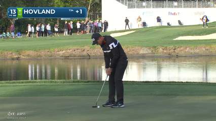 Viktor Hovland | Round 1 | 13th hole | Shot 3 | 2026 Valspar