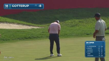 Chris Gotterup | Round 2 | 18th hole | Shot 6 | 2025 3M Open