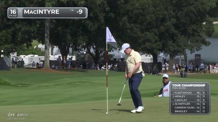 Robert MacIntyre | Round 4 | 16th hole | Shot 4 | 2025 TOUR Championship