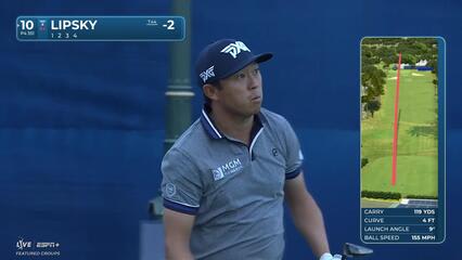 David Lipsky | Round 2 | 10th hole | Shot 1 | 2025 Sony Open