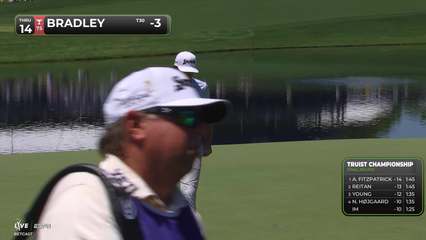 Keegan Bradley | Round 4 | 14th hole | Shot 4 | 2026 Truist Championship