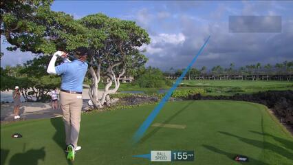 Ernie Els | Round 1 | 18th hole | Shot 1 | 2025 Mitsubishi