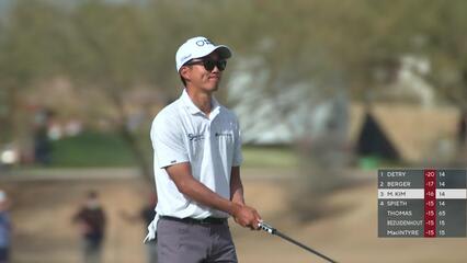 Michael Kim | Round 4 | 15th hole | Shot 3 | 2025 WM Phoenix Open