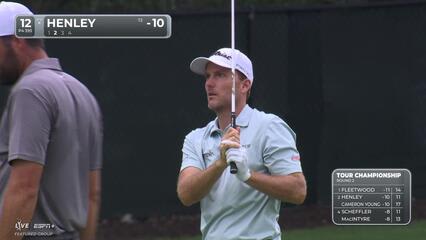 Russell Henley | Round 2 | 12th hole | Shot 2 | 2025 TOUR Championship