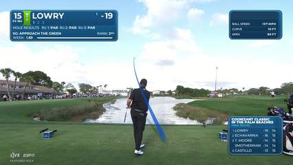 Shane Lowry | Round 4 | 15th hole | Shot 1 | 2026 Cognizant Classic