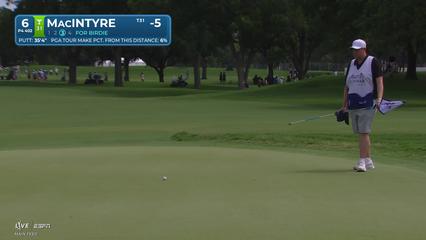 Robert MacIntyre | Round 3 | 6th hole | Shot 3 | 2026 Charles Schwab