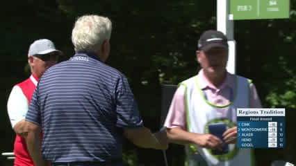 Colin Montgomerie | Round 4 | 10th hole | Shot 1 | 2026 Tradition