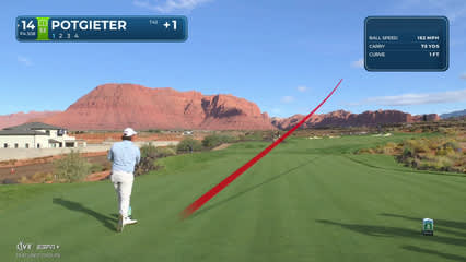 Aldrich Potgieter | Round 1 | 14th hole | Shot 1 | 2025 Bank of Utah