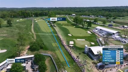 Tony Finau | Round 4 | 1st hole | Shot 1 | 2025 Truist Championship